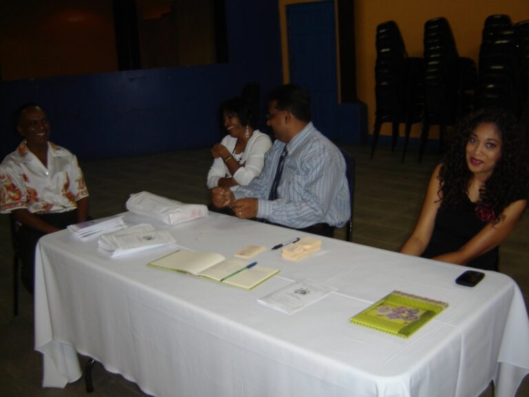 GFLF members at the ticket table takes a break!