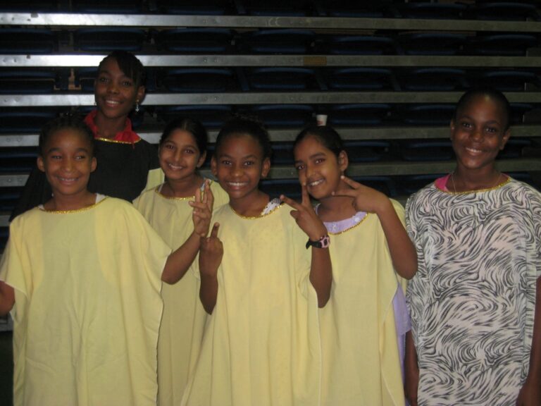 All happy after their performance