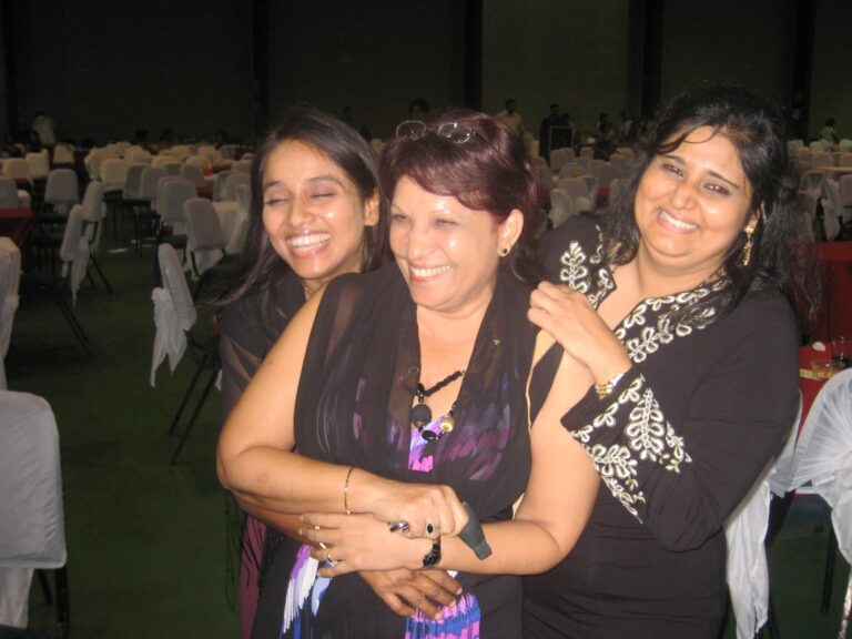 GFLF members enjoy a hearty joke after a month of hard work to make the show a success