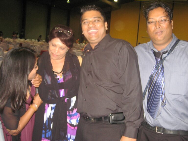 Part of the GFLF team - most hard working members