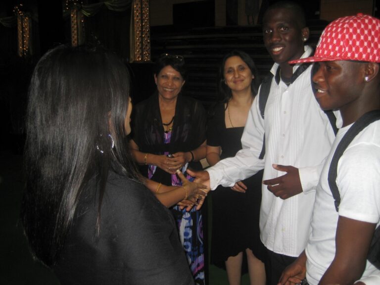 Boys from the Marian's Home with GFLF members